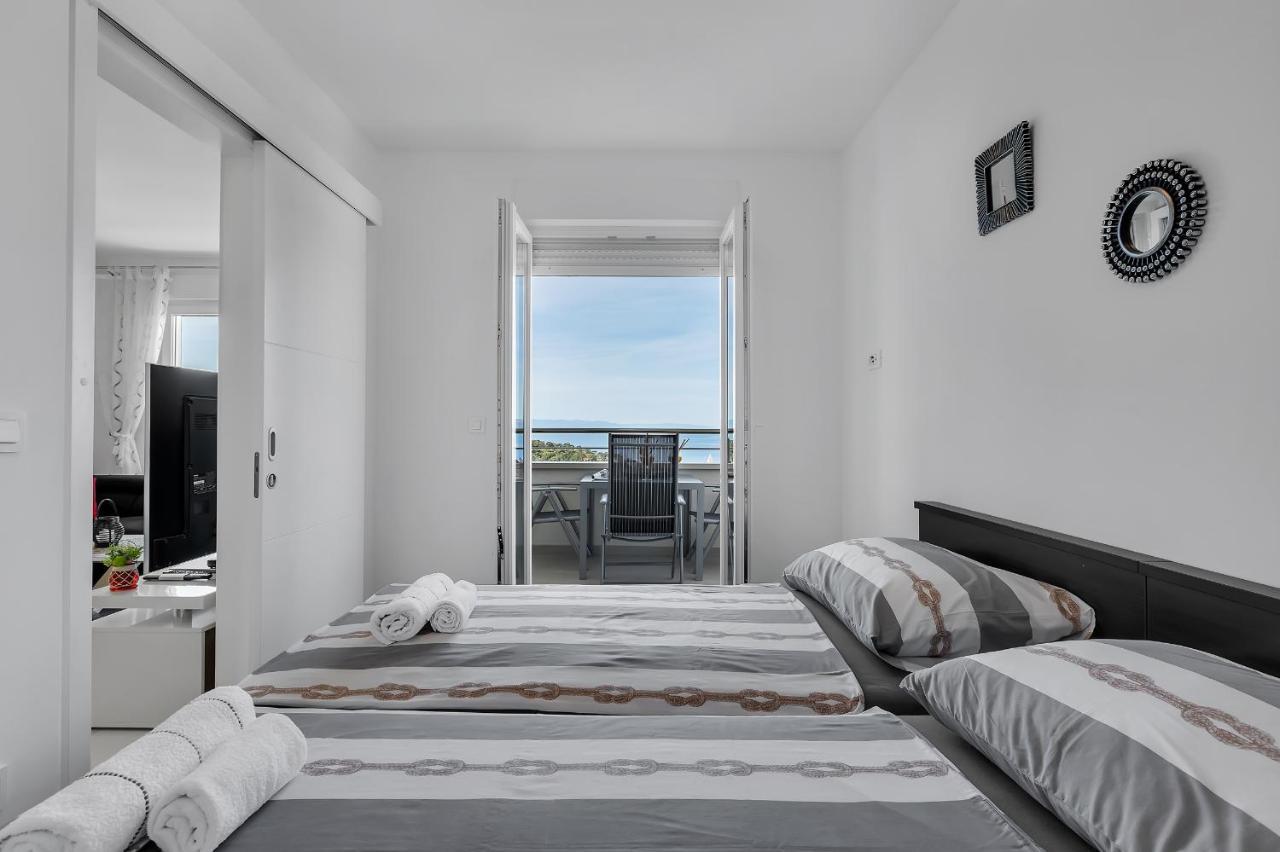 Apartment Navis, Sea View Makarska Kültér fotó